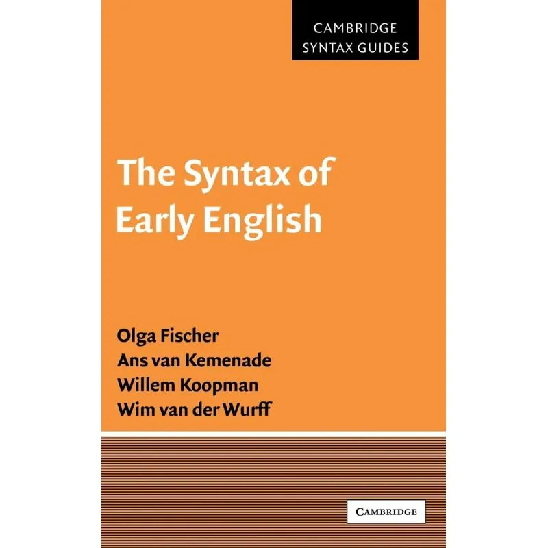 The Syntax of Early English