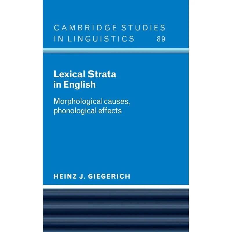 Lexical Strata in English