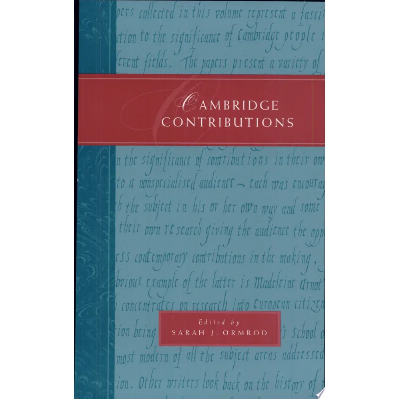 CAMBRIDGE CONTRIBUTIONS