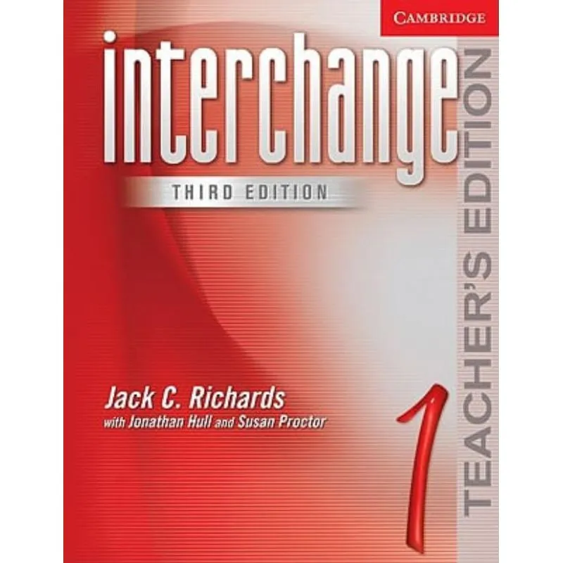 INTERCHANGE 1 TEACHER'S BOOK