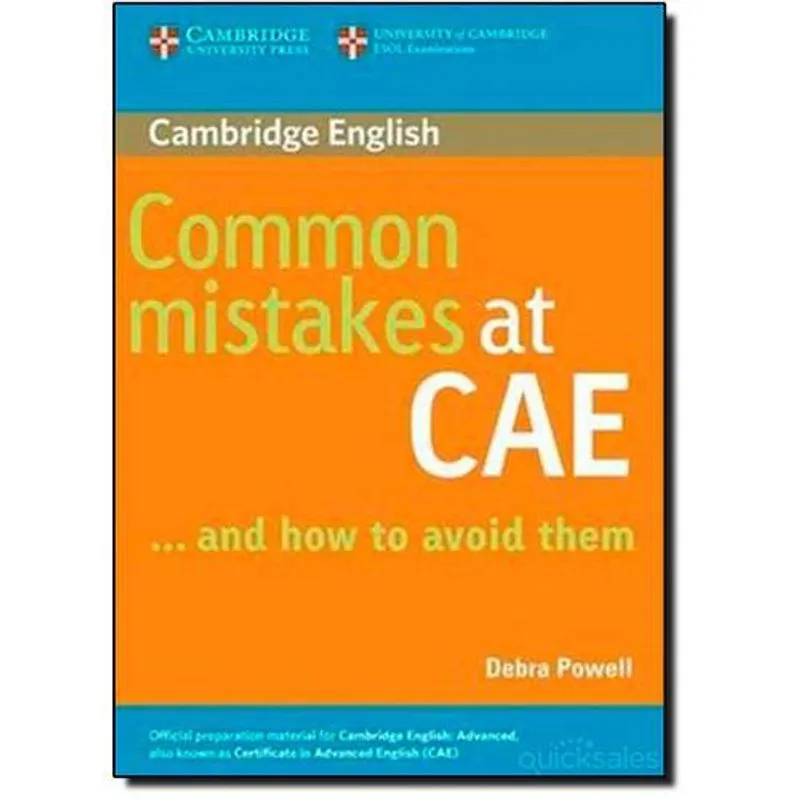 Common Mistakes At Cae... And How to Avoid Them