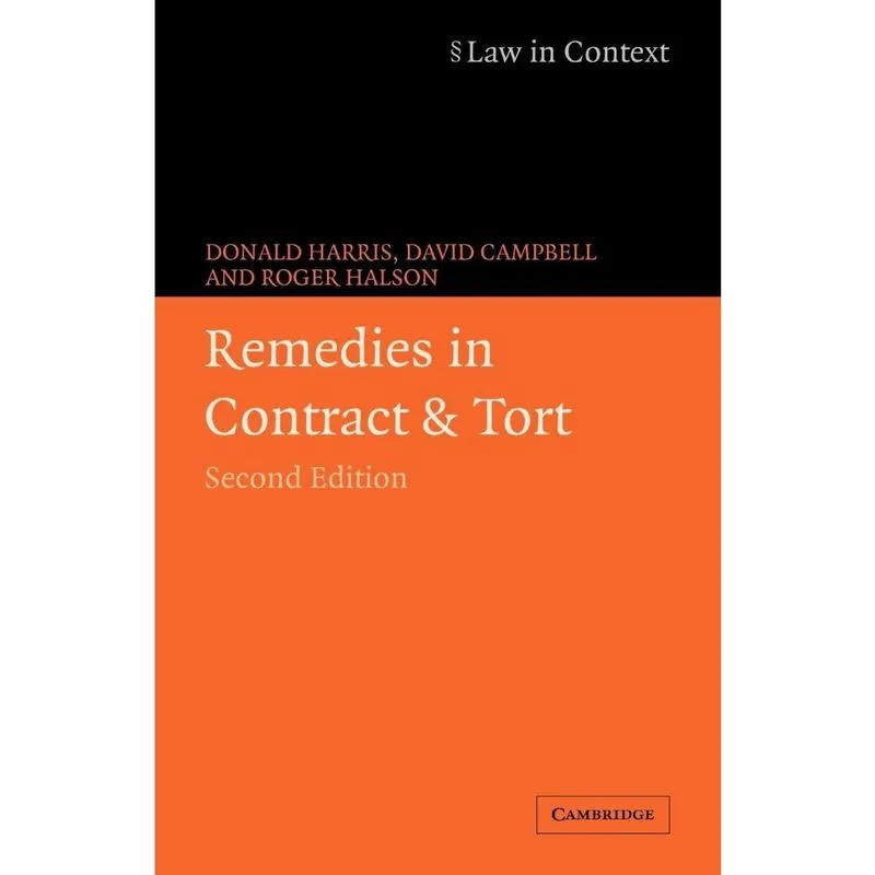 Remedies in Contract and Tort