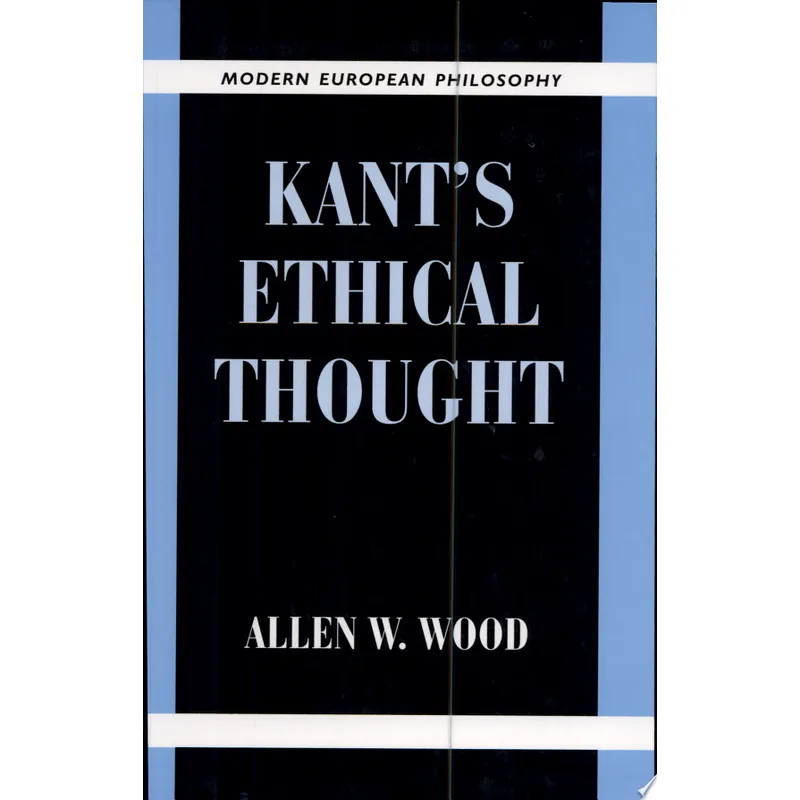 KANT'S ETHICAL THOUGHT