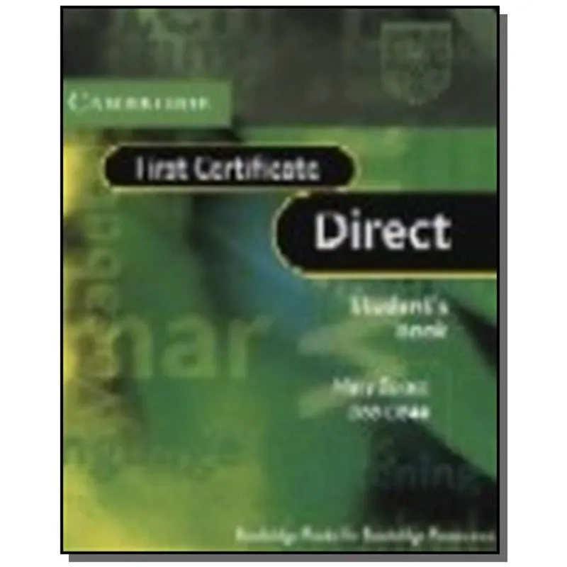 FIRST CERTIFICATE DIRECT - BOOK