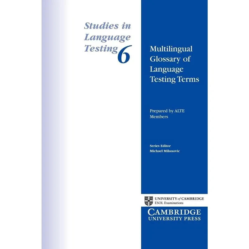 Multilingual Glossary of Language Testing Terms