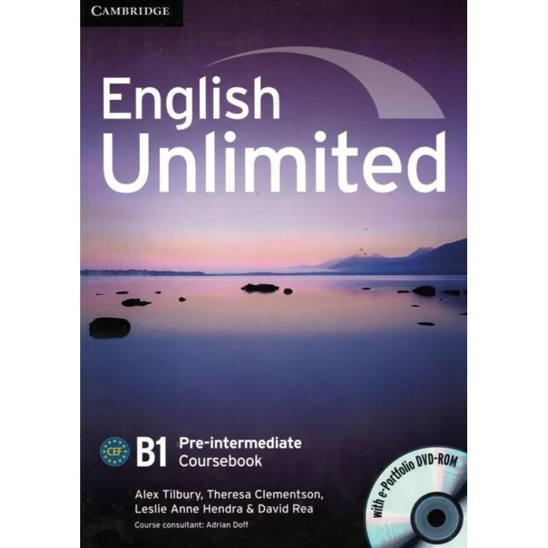 English Unlimited Pre-Intermediate Cb With Dvd-Rom - 1St Ed