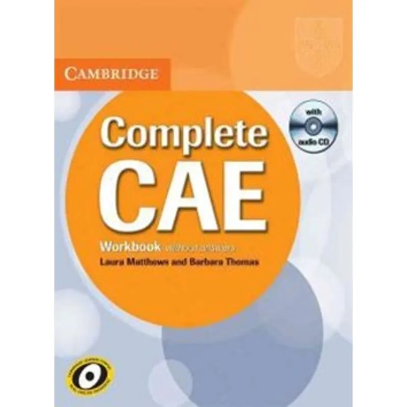 COMPLETE CAE WB WITHOUT ANSWERS & AUDIO CD