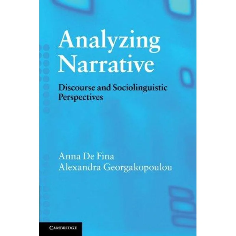 Analyzing Narrative