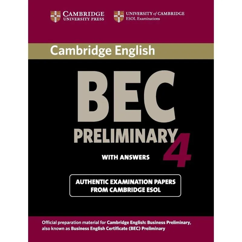 Cambridge BEC 4 Preliminary