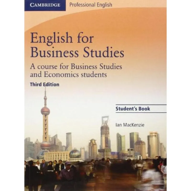 ENGLISH FOR BUSINESS STUDIES