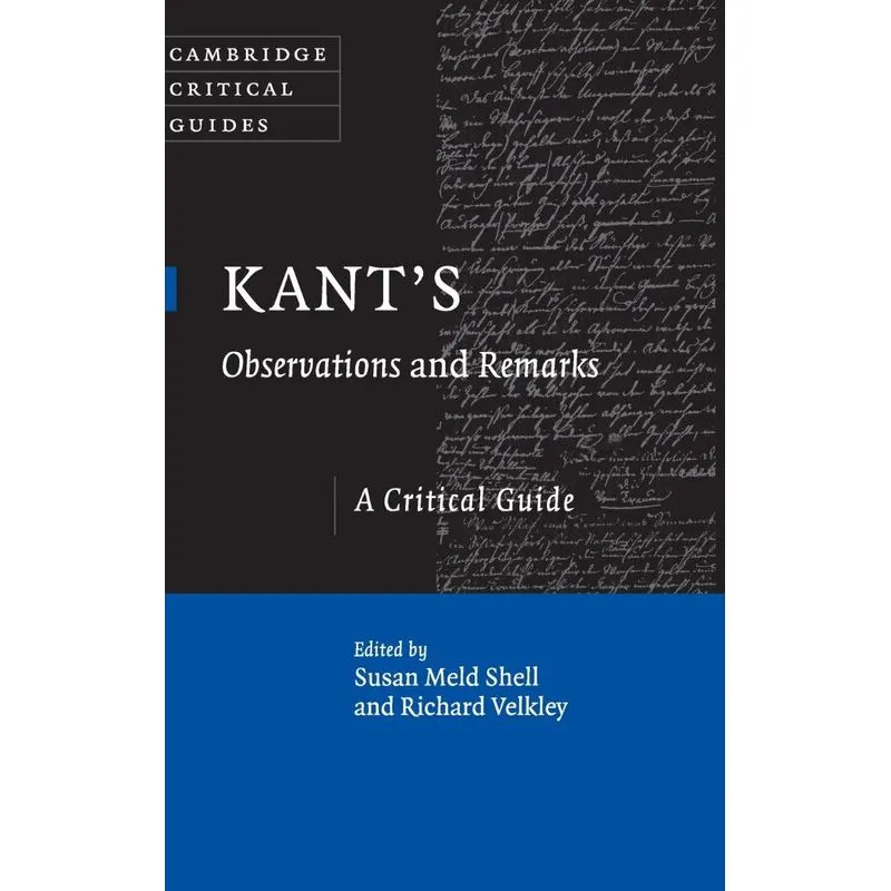 Kants Observations and Remarks