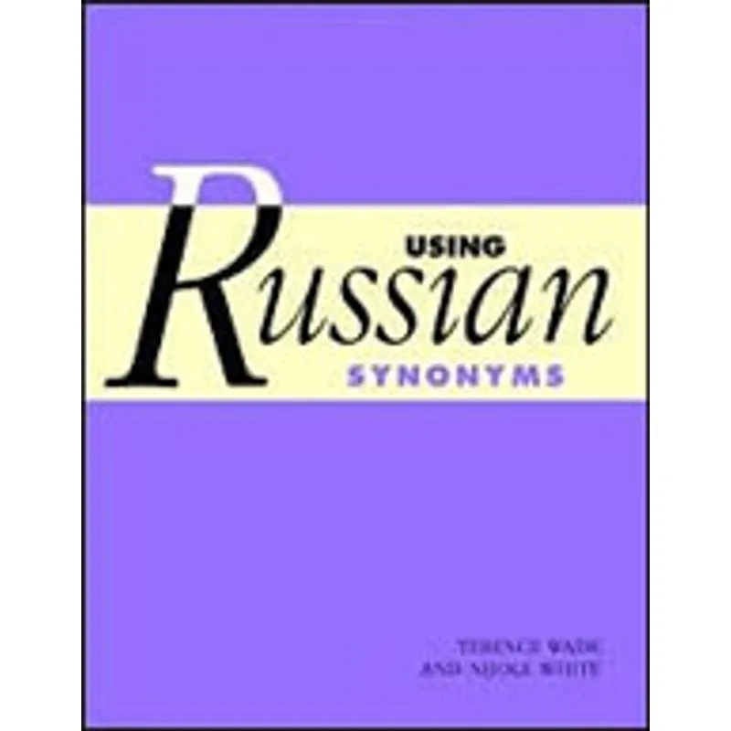 USING RUSSIAN SYNONYMS
