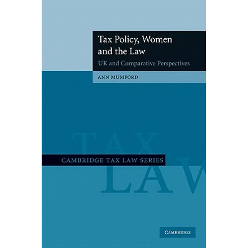 Tax Policy, Women and the Law - Hardcover