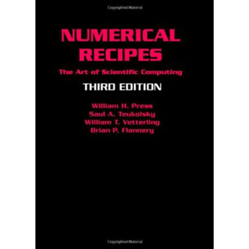 NUMERICAL RECIPES - THE ART OF SCIENT. COMPUTING