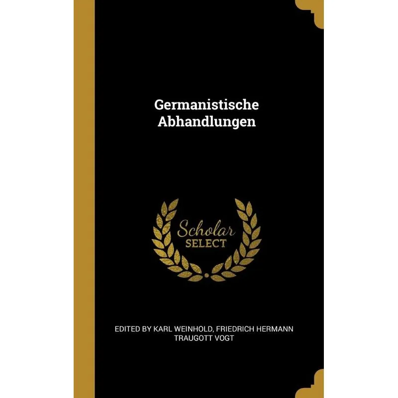 Germanistische Abhandlungen