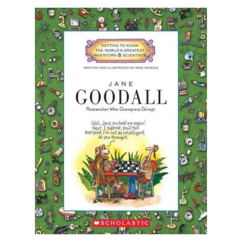 JANE GOODALL - RESEARCHER WHO CHAMPIONS CHIMPS