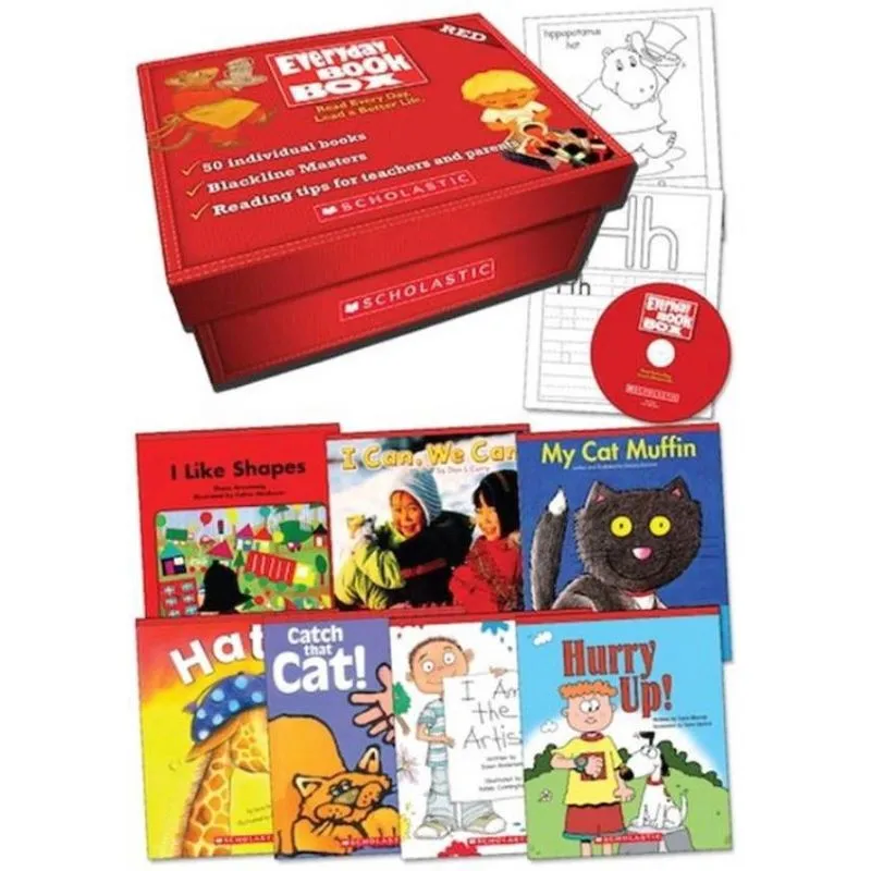 Everyday Book Box - Red (Commonwealth) Ages 5/6