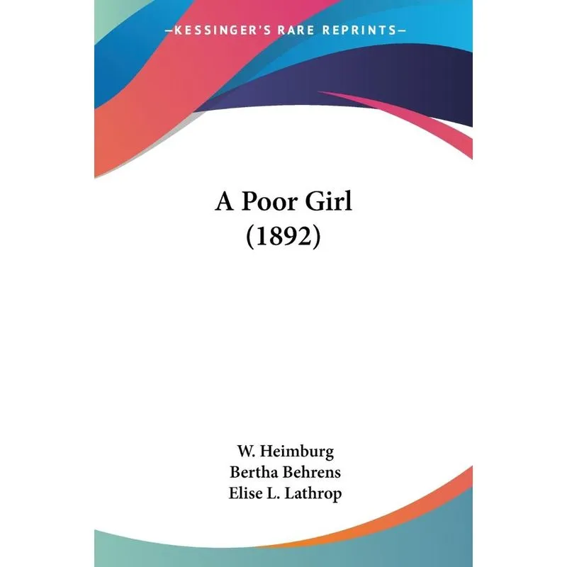 A Poor Girl (1892)