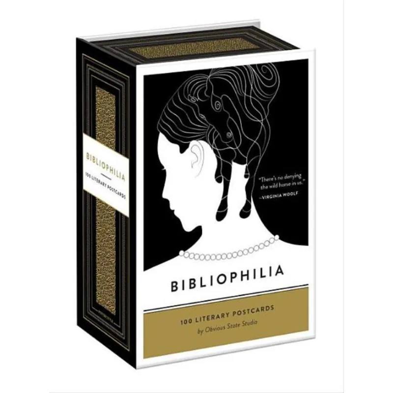 BIBLIOPHILIA - 100 LITERARY POSTCARDS