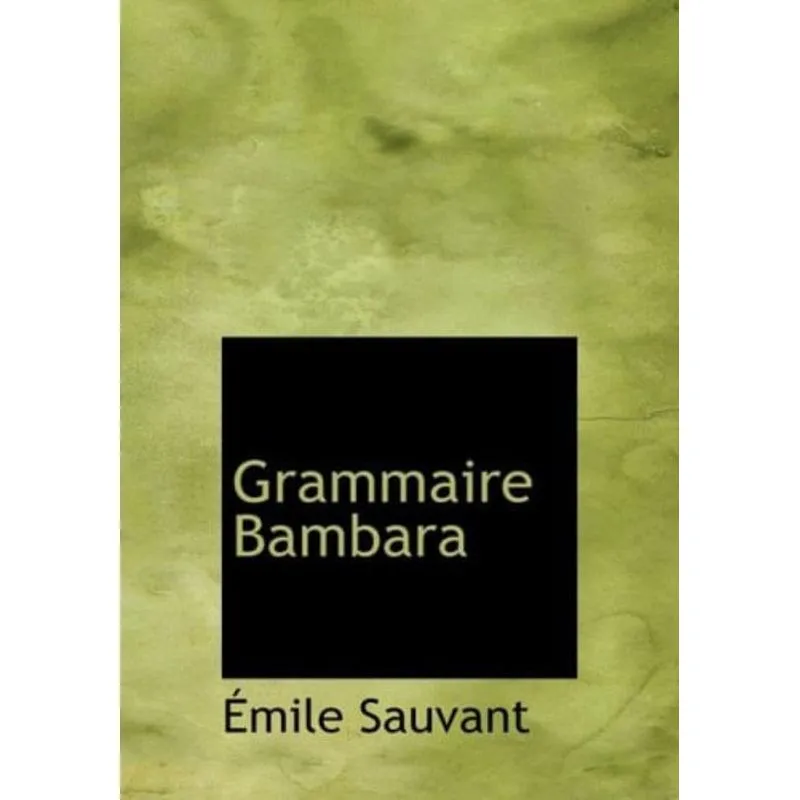 GRAMMAIRE BAMBARA