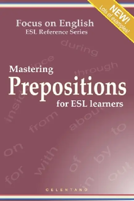 Mastering Prepositions For ESL Learners Paperback
