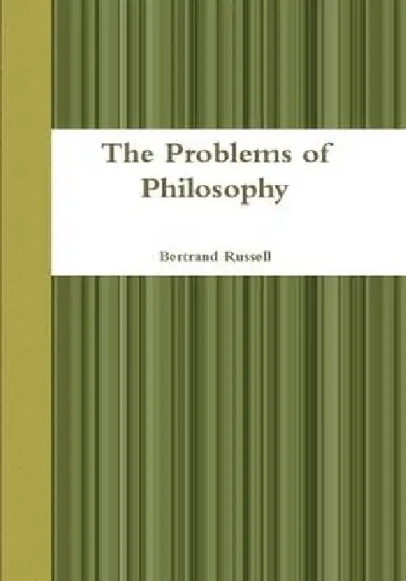 The Problems of Philosophy Paperback