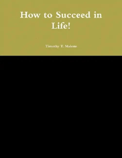 How to Succeed in Life! Paperback