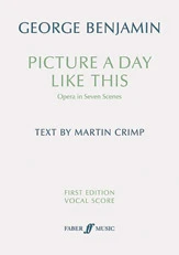 Picture a day like this (First Edition Vocal Score)