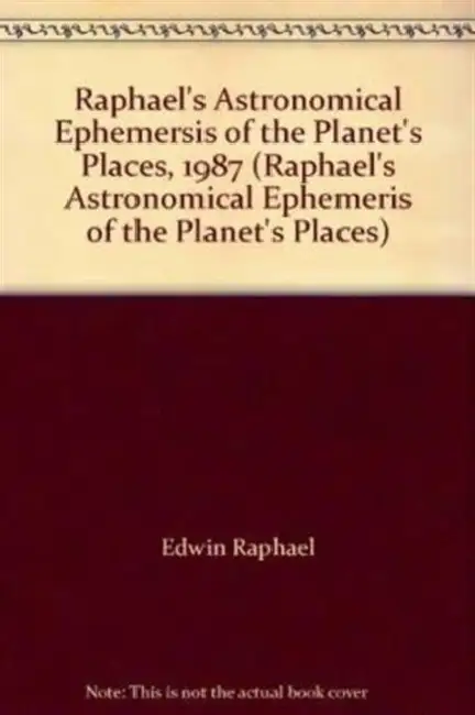 Raphael's Astronomical Ephemeris of the Planets' Places Paperback