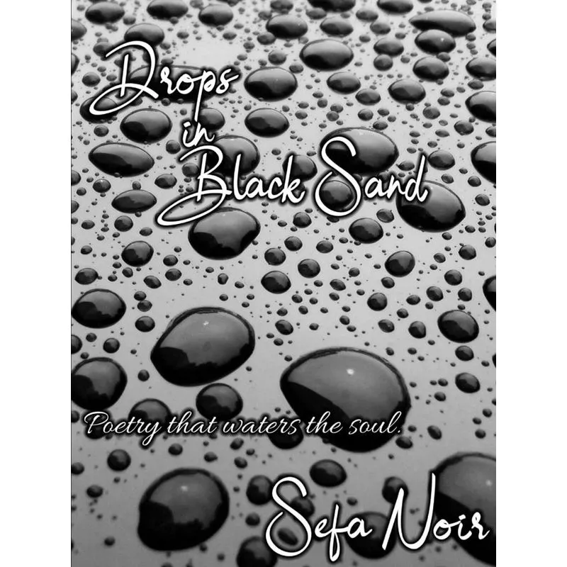 Drops in Black Sand