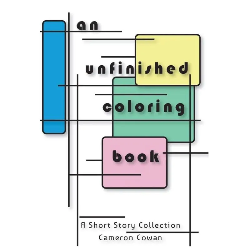 an unfinished coloring book