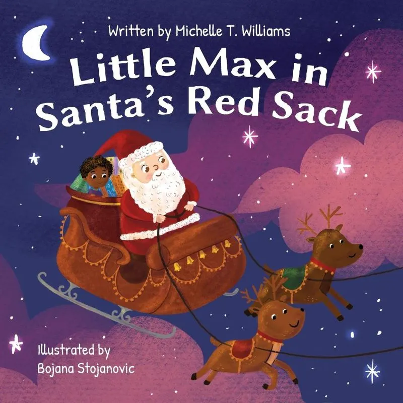Little Max In Santas Red Sack