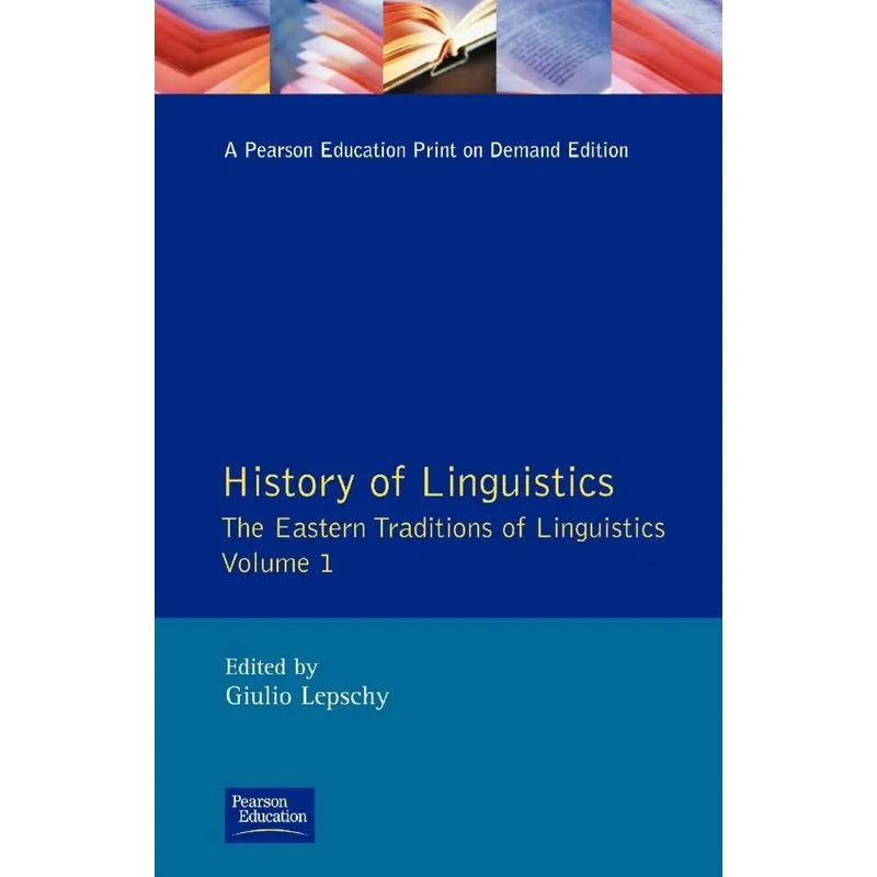 History of Linguistics Volume I