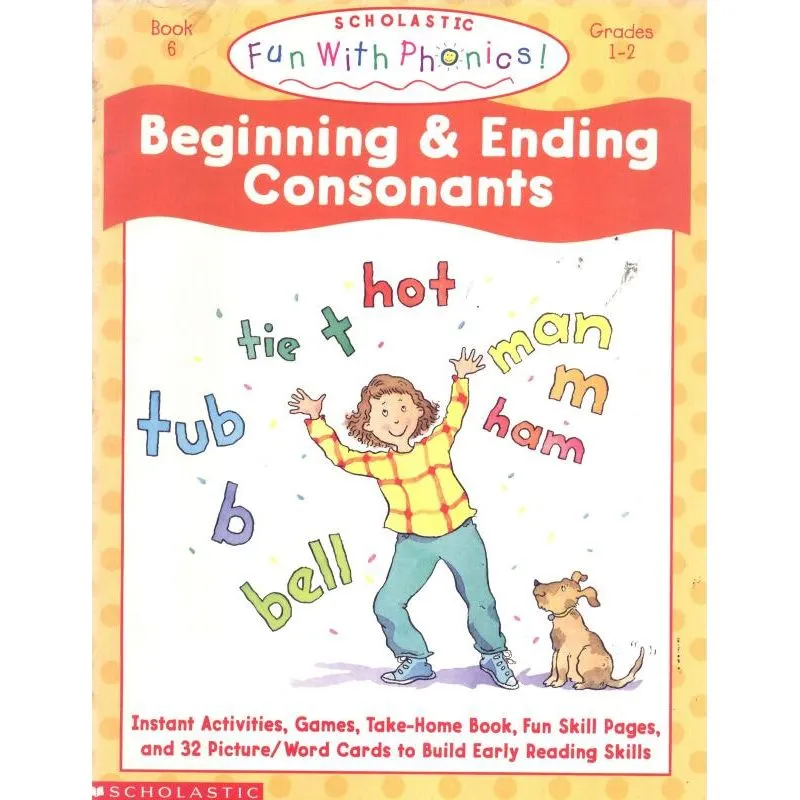 BEGINNING & ENDING CONSONANTS - BOOK 6