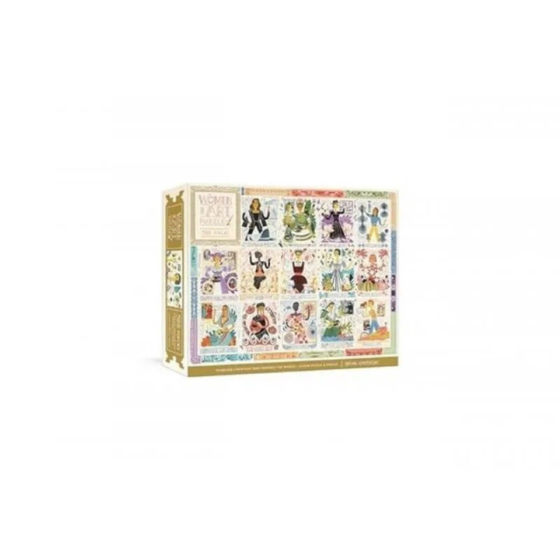 Women in art puzzle - fearless creatives who inspired the world - 500-PIECE jigsaw puzzle and poster