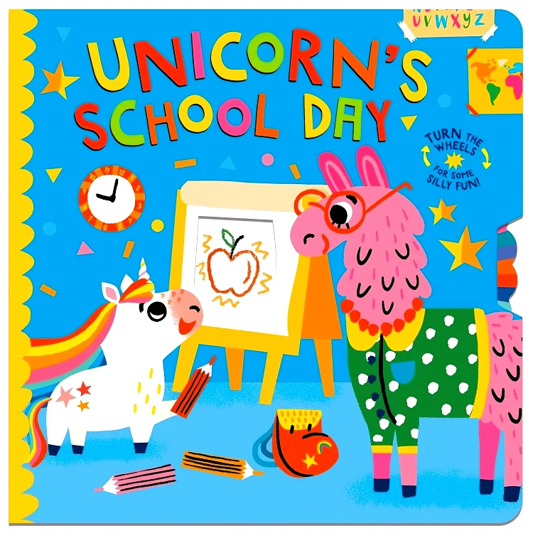 Unicorn's School Day: Turn The Wheels For Some Silly Fun!
