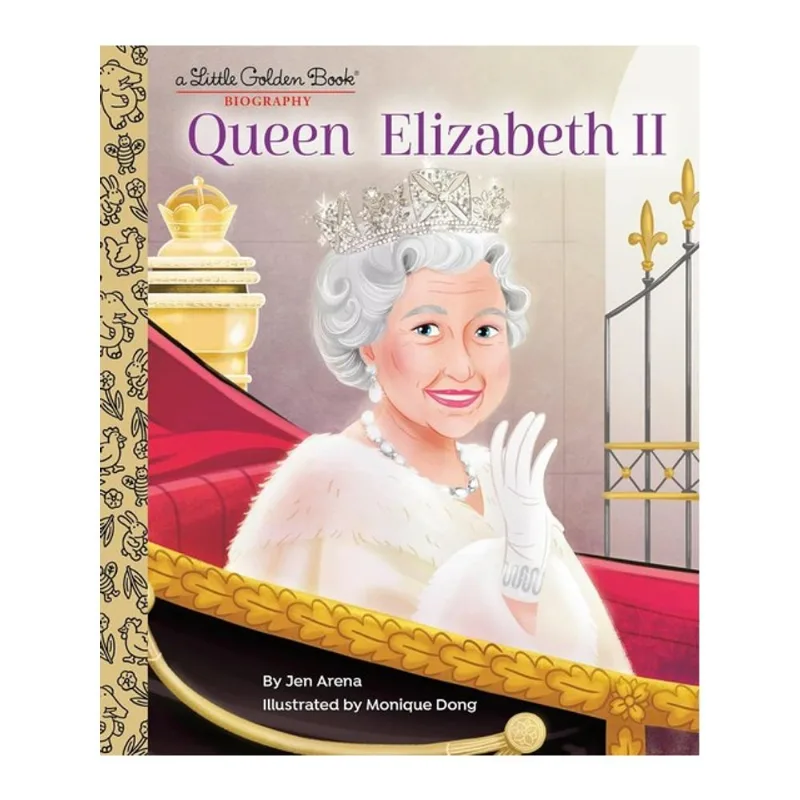 QUEEN ELIZABETH II - A LITTLE GOLDEN BOOK BIOGRAPHY