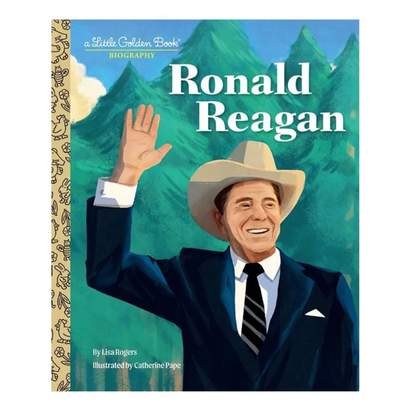 RONALD REAGAN - A LITTLE GOLDEN BOOK BIOGRAPHY