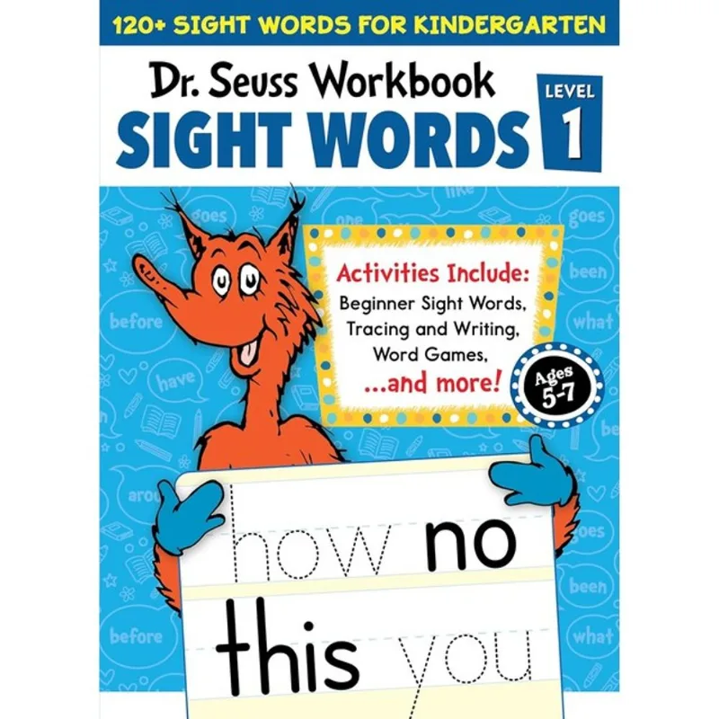 DR. SEUSS SIGHT WORDS 1 - WORKBOOK