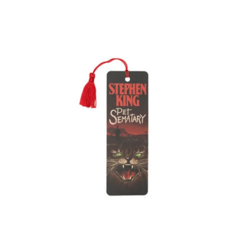 Pet Sematary Bookmark: A Macabre Marker for Horror Enthusiasts Separador: Pet Sematary Bookmark