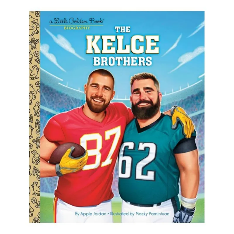 THE KELCE BROTHERS - A LITTLE GOLDEN BOOK BIOGRAPHY