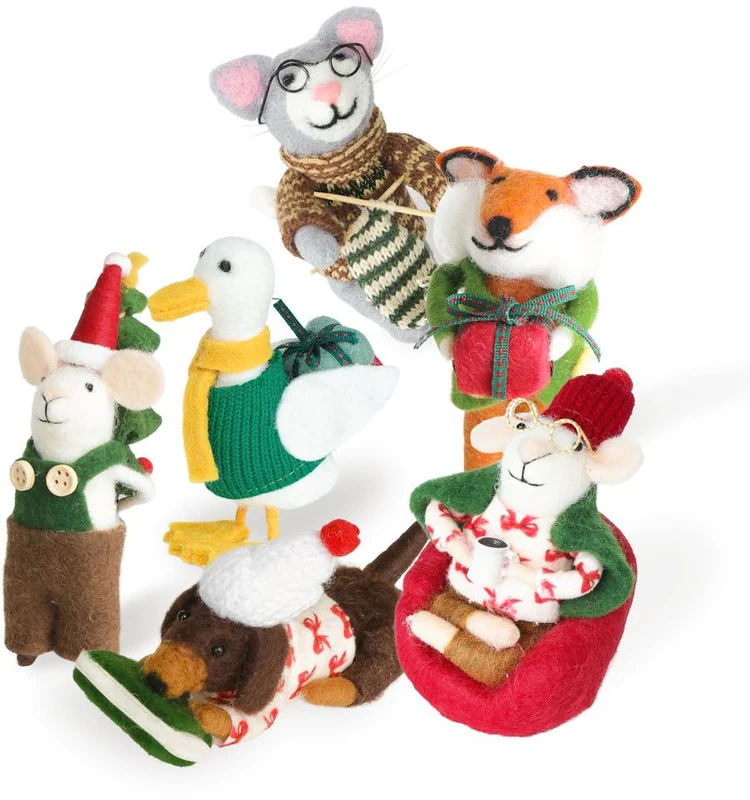 Assorted Felt Woodland Critters
