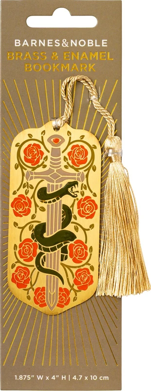 Rose Garden Serpent Sword Bookmark