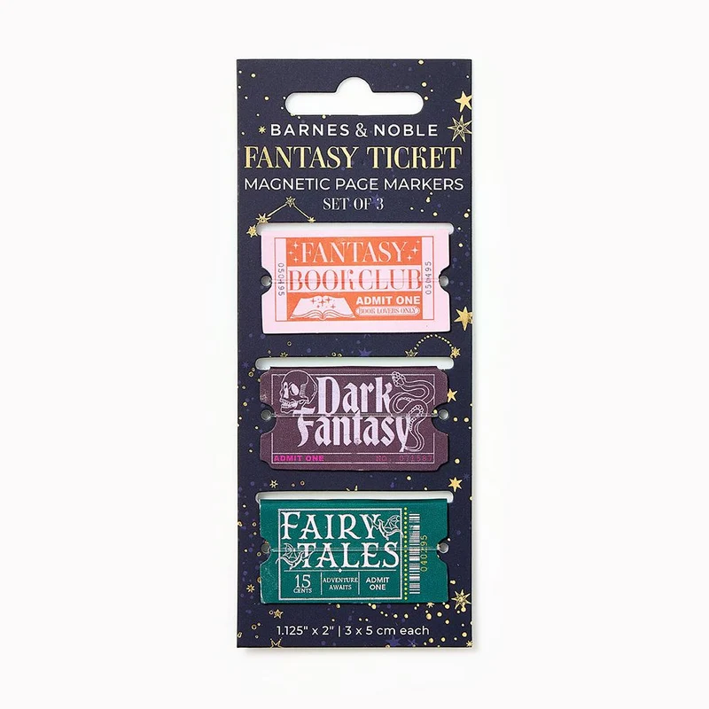 Magnetic Fantasy Ticket Page Markers S/3