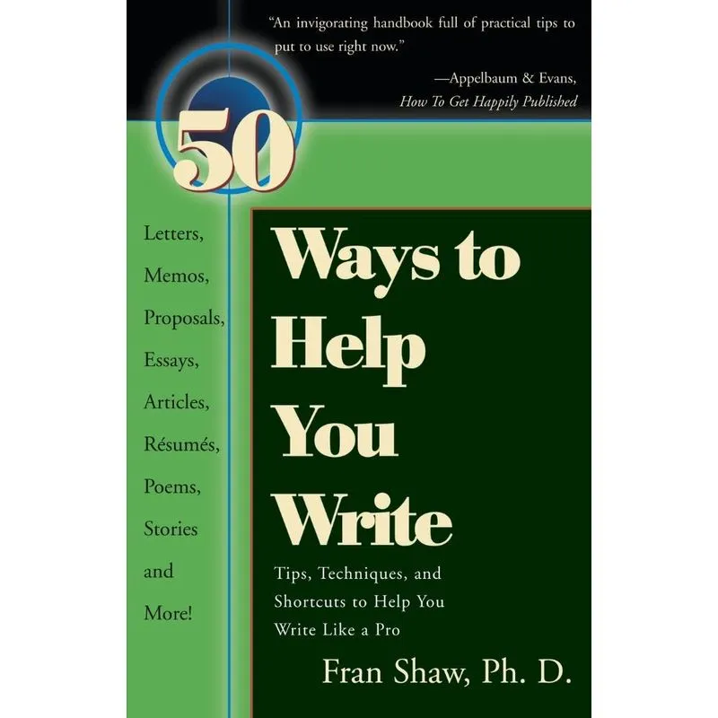 50 Ways to Help You Write