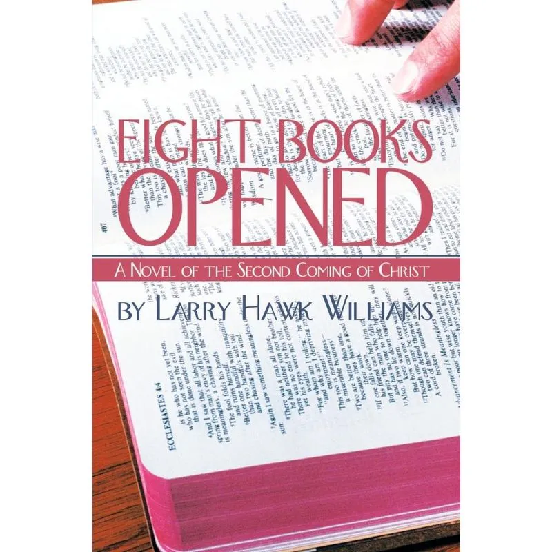 Eight Books Opened