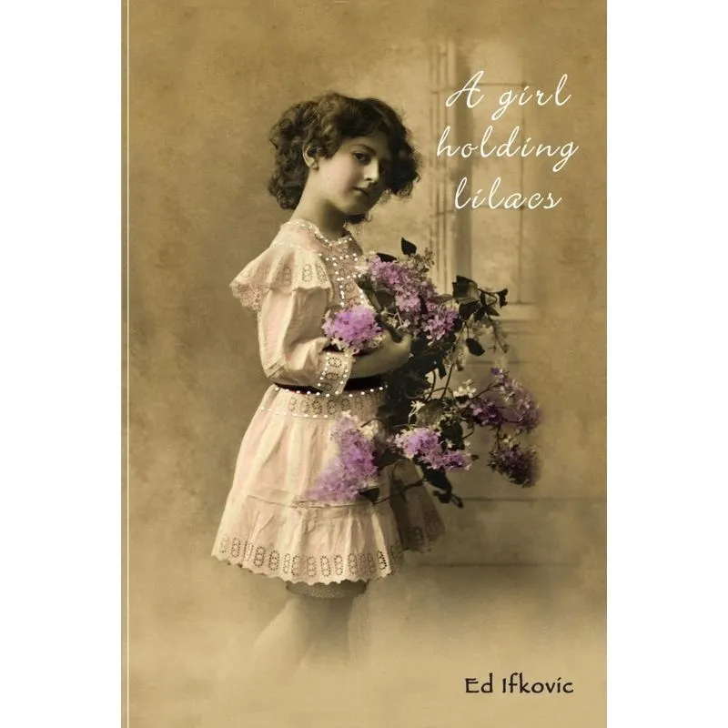 A Girl Holding Lilacs
