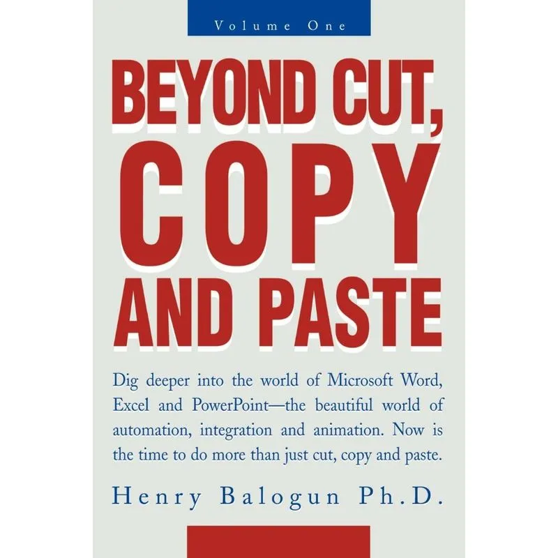 Beyond Cut, Copy and Paste