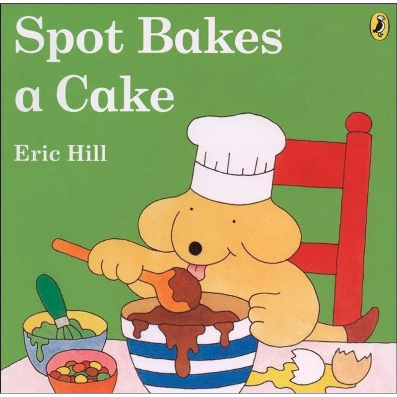 SPOT BAKES A CAKE