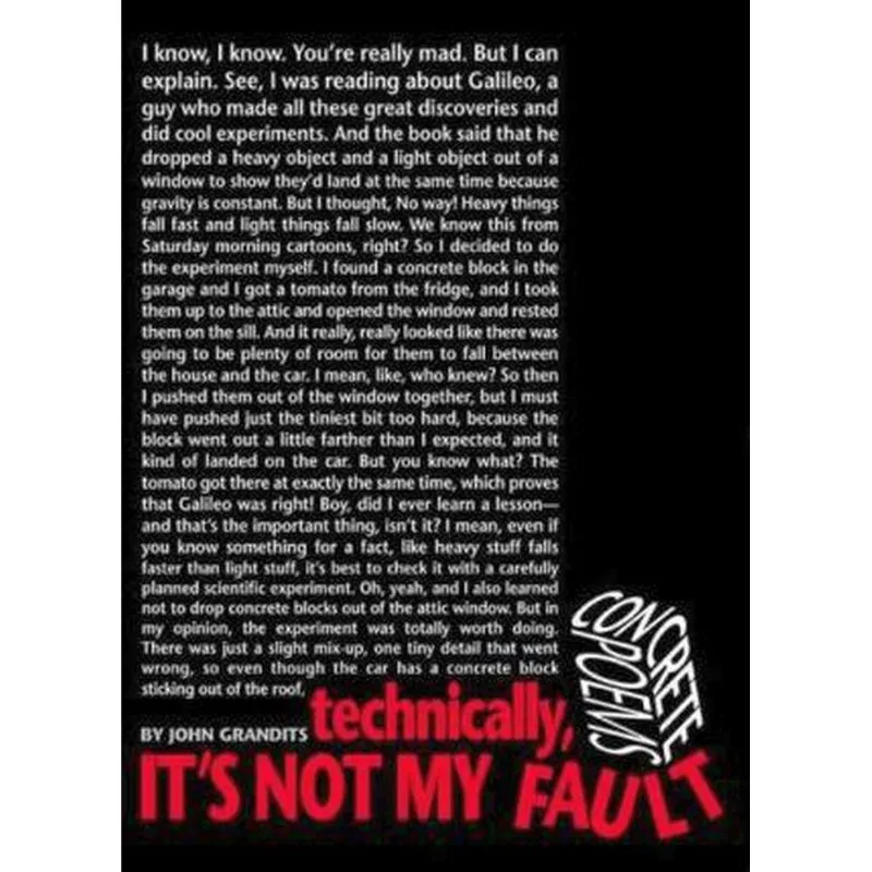 TECHNICALLY IT’S NOT MY FAULT